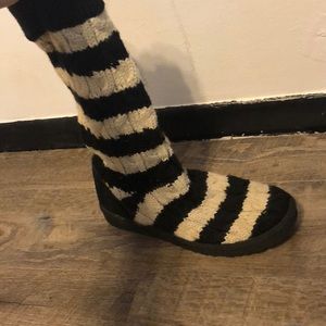 Black and White UGG Boots Size 8.5